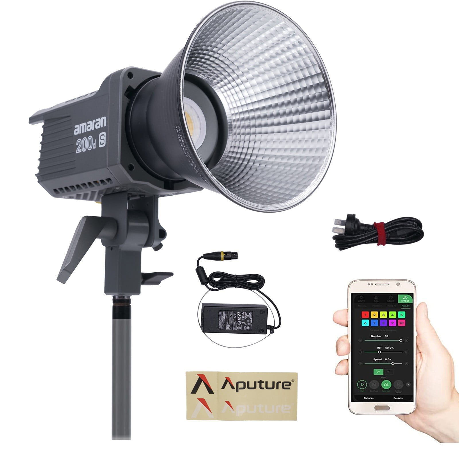 Aputure Amaran 200d + Light Dome II